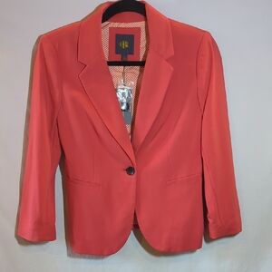 Women's Outback Red The Limited XS Coral Blazer Cotton Exterior